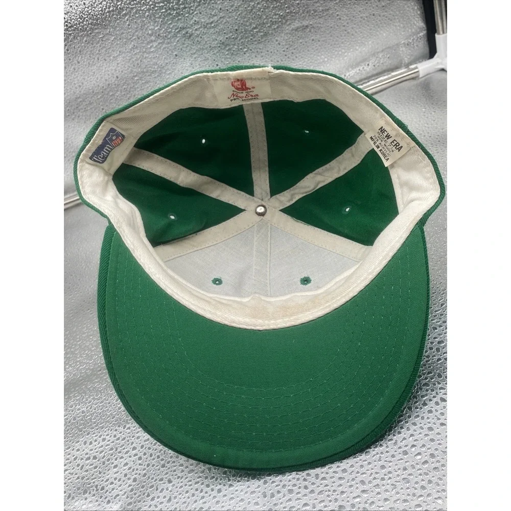 Vintage 90s Philadelphia Eagles Kelly Green Fitted 7 1/4 New Era Pro Cap